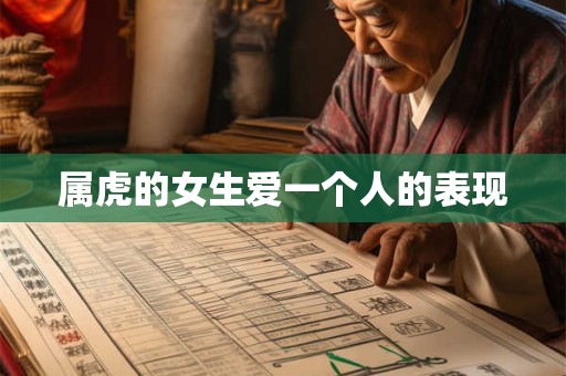 属虎的女生爱一个人的表现