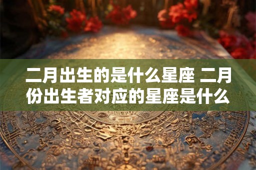 二月出生的是什么星座 二月份出生者对应的星座是什么 二月出生的是什么星座 二月份出生者对应的星座是什么