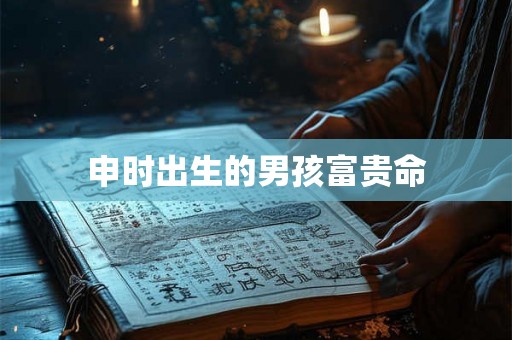 申时出生的男孩富贵命
