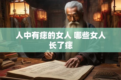 人中有痣的女人 哪些女人长了痣