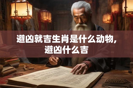 避凶就吉生肖是什么动物,避凶什么吉