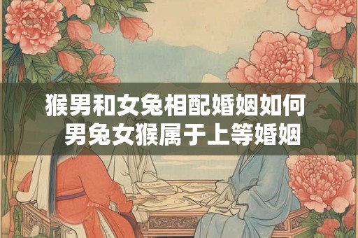 猴男和女兔相配婚姻如何  男兔女猴属于上等婚姻
