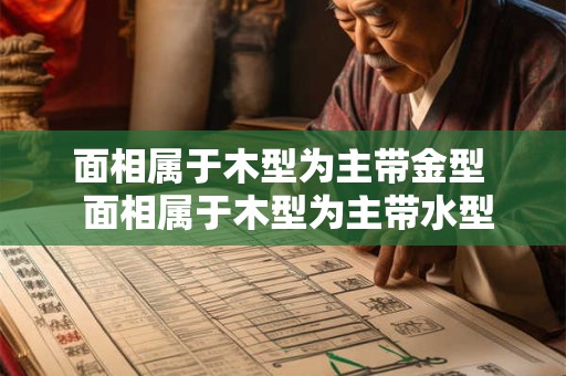面相属于木型为主带金型  面相属于木型为主带水型