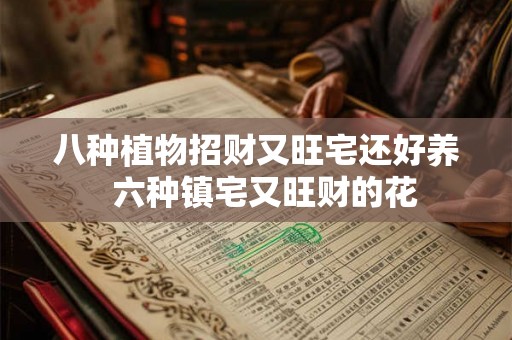 八种植物招财又旺宅还好养  六种镇宅又旺财的花