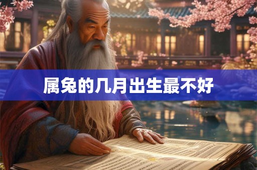 属兔的几月出生最不好