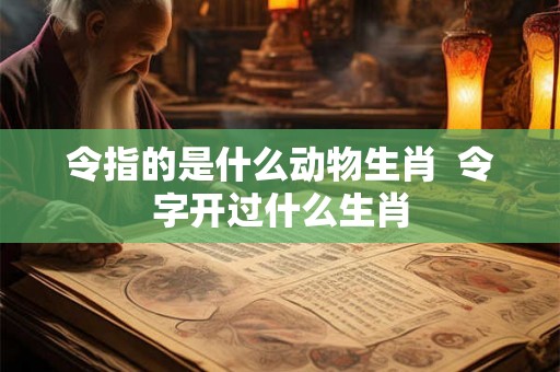 令指的是什么动物生肖  令字开过什么生肖