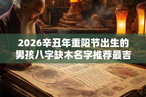 2026辛丑年重阳节出生的男孩八字缺木名字推荐最吉利