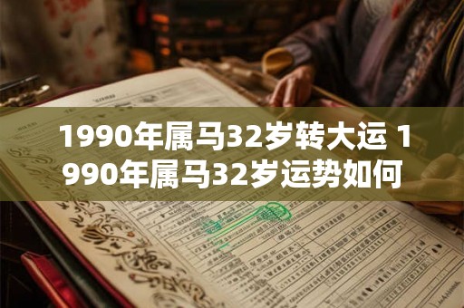 1990年属马32岁转大运 1990年属马32岁运势如何