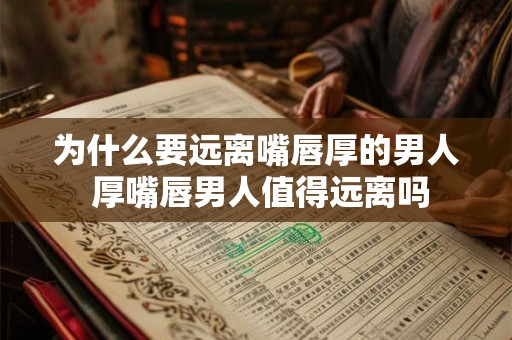 为什么要远离嘴唇厚的男人 厚嘴唇男人值得远离吗 为什么要远离嘴唇厚的男人 厚嘴唇男人值得远离吗