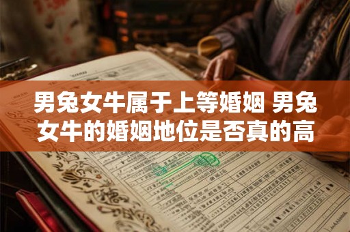 男兔女牛属于上等婚姻 男兔女牛的婚姻地位是否真的高于其他婚姻