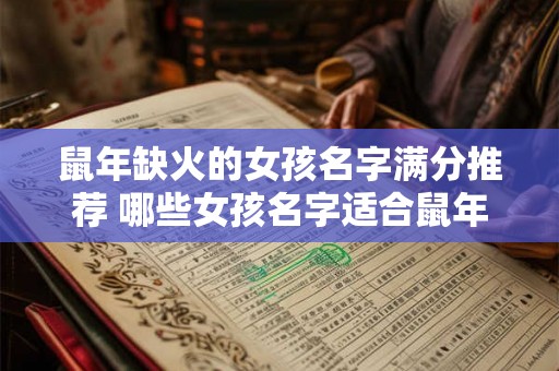 鼠年缺火的女孩名字满分推荐 哪些女孩名字适合鼠年缺火