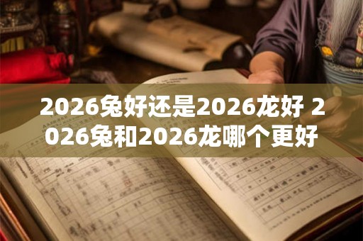 2026兔好还是2026龙好 2026兔和2026龙哪个更好