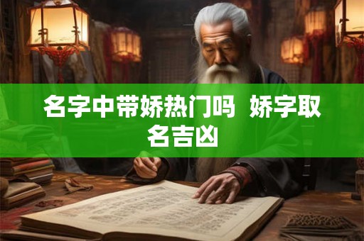 名字中带娇热门吗 娇字取名吉凶 名字中带娇热门吗 娇字取名吉凶
