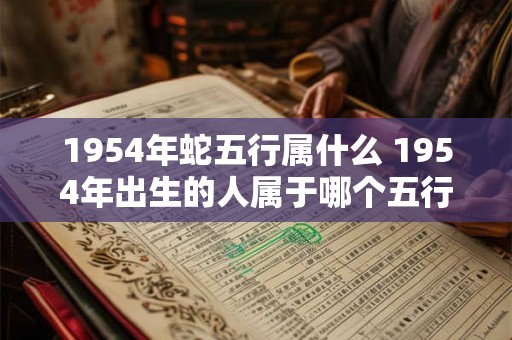 1954年蛇五行属什么 1954年出生的人属于哪个五行