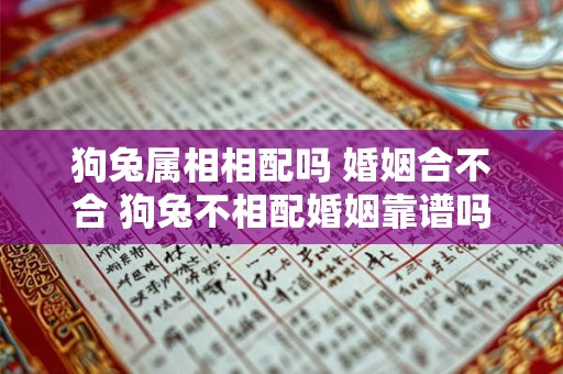 狗兔属相相配吗 婚姻合不合 狗兔不相配婚姻靠谱吗