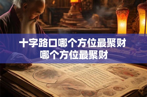 十字路口哪个方位最聚财 哪个方位最聚财