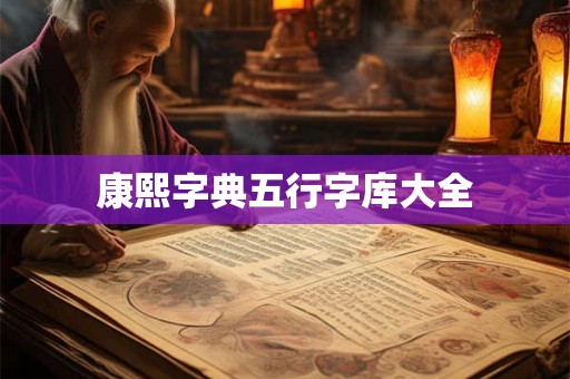 康熙字典五行字库大全