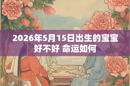 2026年5月15日出生的宝宝好不好 命运如何
