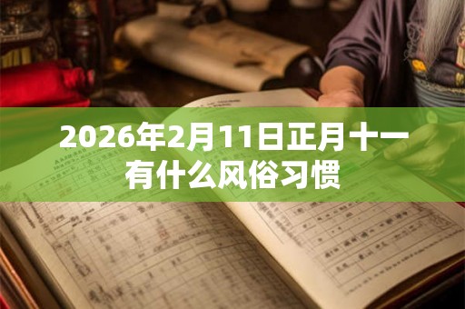 2026年2月11日正月十一有什么风俗习惯