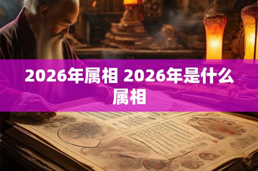 2026年属相 2026年是什么属相 2026年属相 2026年是什么属相