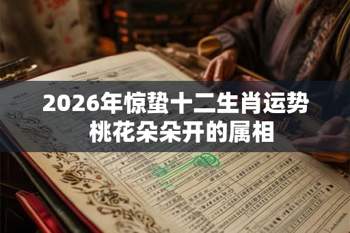 2026年惊蛰十二生肖运势  桃花朵朵开的属相