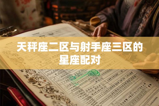 天秤座二区与射手座三区的星座配对