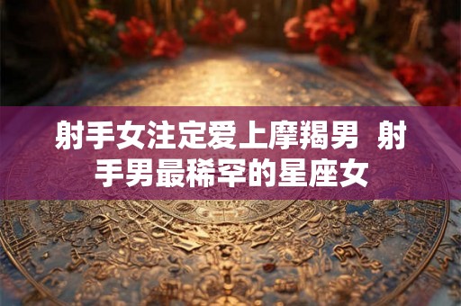 射手女注定爱上摩羯男  射手男最稀罕的星座女