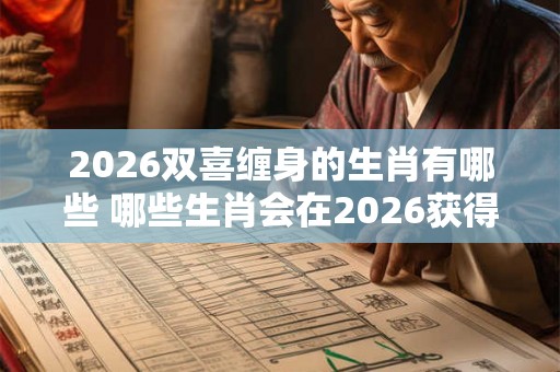 2026双喜缠身的生肖有哪些 哪些生肖会在2026获得双喜