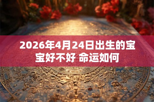2026年4月24日出生的宝宝好不好 命运如何