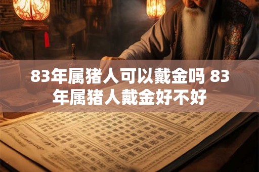 83年属猪人可以戴金吗 83年属猪人戴金好不好