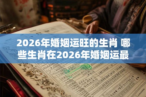 2026年婚姻运旺的生肖 哪些生肖在2026年婚姻运最旺