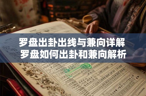 罗盘出卦出线与兼向详解 罗盘如何出卦和兼向解析
