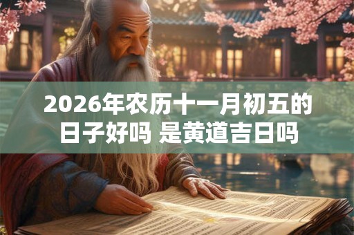 2026年农历十一月初五的日子好吗 是黄道吉日吗