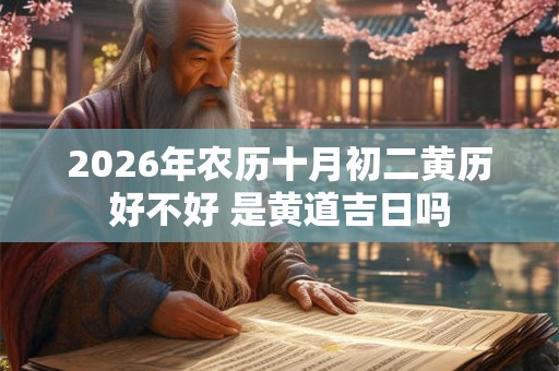 2026年农历十月初二黄历好不好 是黄道吉日吗