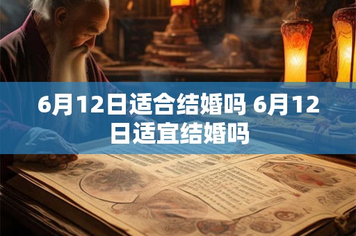 6月12日适合结婚吗 6月12日适宜结婚吗