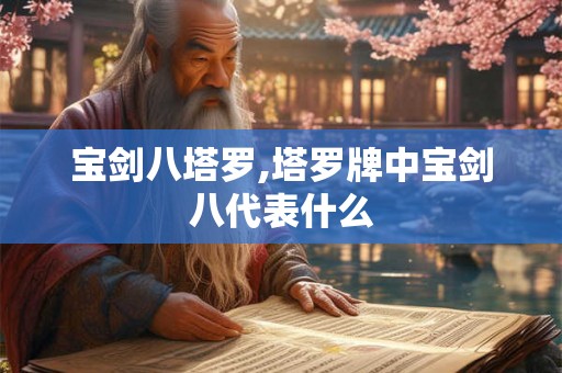 宝剑八塔罗,塔罗牌中宝剑八代表什么