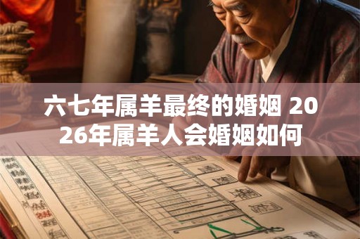 六七年属羊最终的婚姻 2026年属羊人会婚姻如何