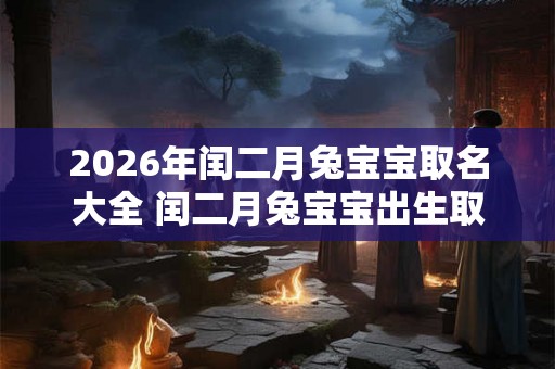 2026年闰二月兔宝宝取名大全 闰二月兔宝宝出生取名技巧