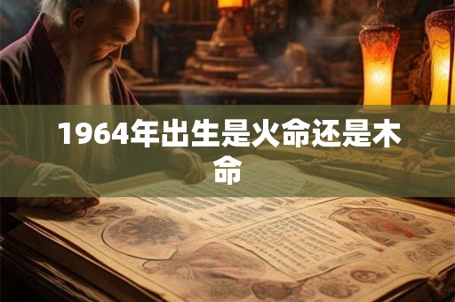 1964年出生是火命还是木命 1964年出生是火命还是木命
