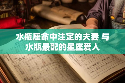 水瓶座命中注定的夫妻 与水瓶最配的星座爱人 水瓶座命中注定的夫妻 与水瓶最配的星座爱人
