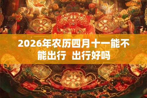 2026年农历四月十一能不能出行 出行好吗 2026年农历四月十一能不能出行 出行好吗