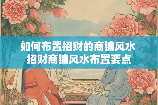 如何布置招财的商铺风水 招财商铺风水布置要点