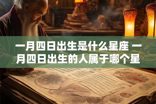 一月四日出生是什么星座 一月四日出生的人属于哪个星座是什么