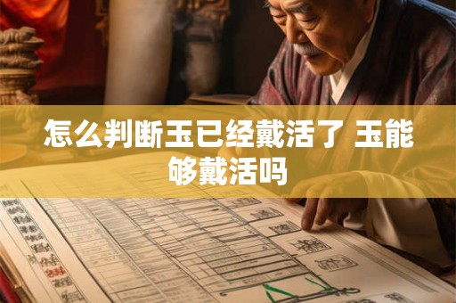 怎么判断玉已经戴活了 玉能够戴活吗