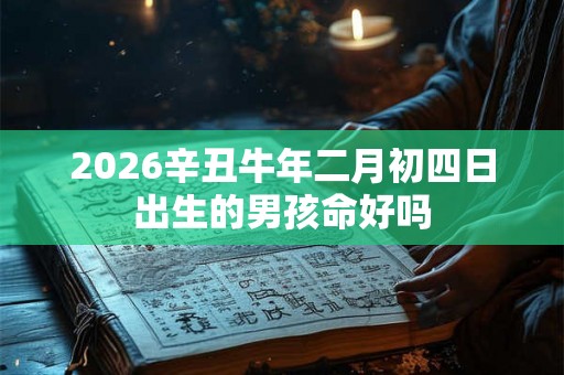 2026辛丑牛年二月初四日出生的男孩命好吗 2026辛丑牛年二月初四日出生的男孩命好吗