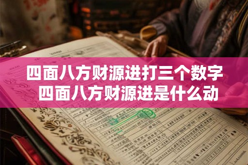 四面八方财源进打三个数字  四面八方财源进是什么动物
