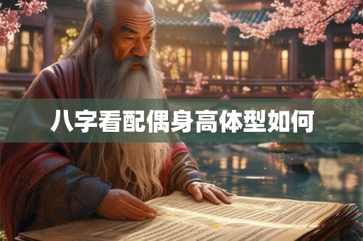八字看配偶身高体型如何