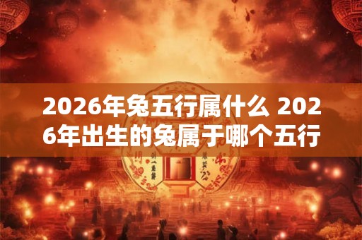 2026年兔五行属什么 2026年出生的兔属于哪个五行 2026年兔五行属什么 2026年出生的兔属于哪个五行