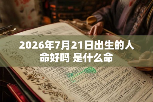 2026年7月21日出生的人命好吗 是什么命