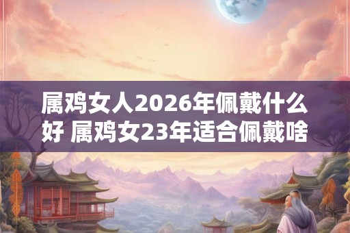 属鸡女人2026年佩戴什么好 属鸡女23年适合佩戴啥 属鸡女人2026年佩戴什么好 属鸡女23年适合佩戴啥